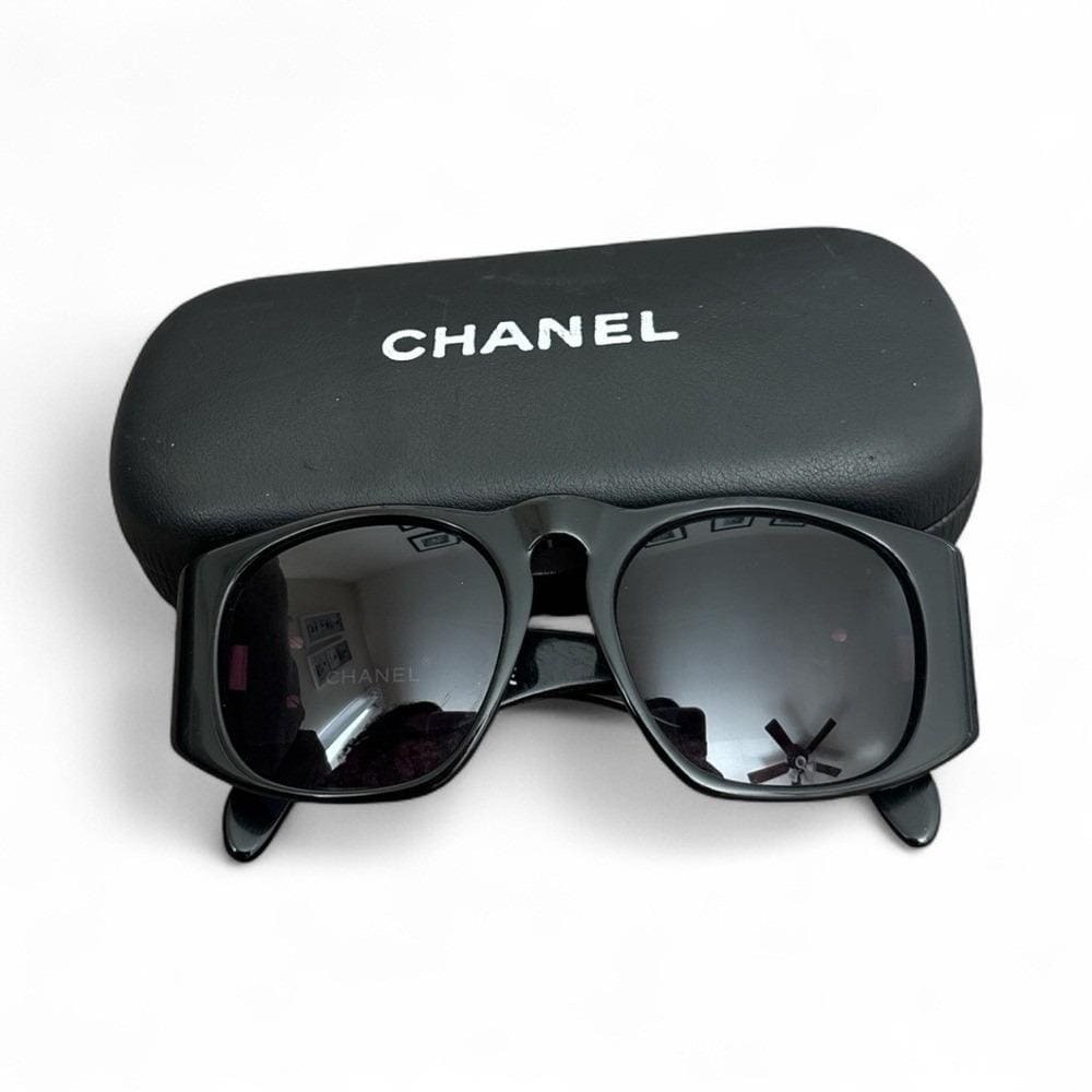 Vintage Chanel Coco Mark Matelasse Sunglass Authentic